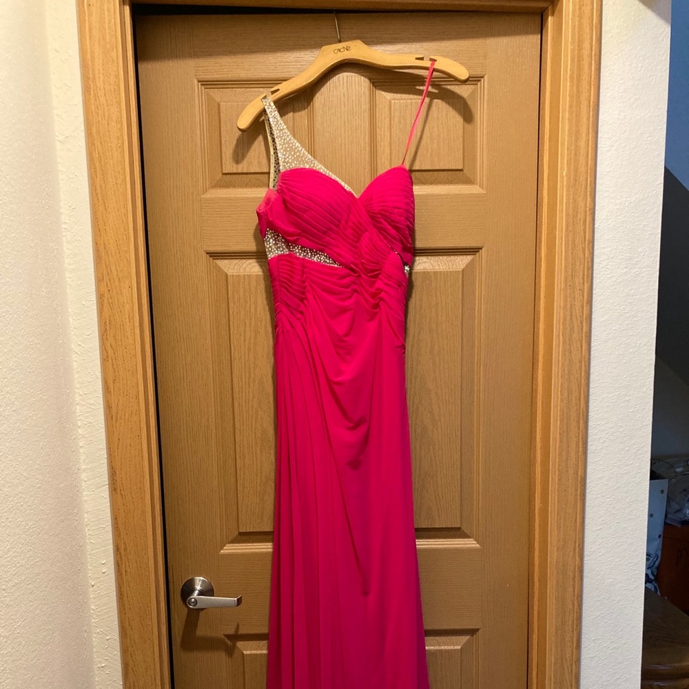Caché Pink Prom Dress, Evening Gown Size 0